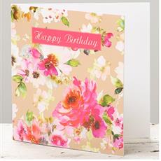 Happy Birthday Greetings Card