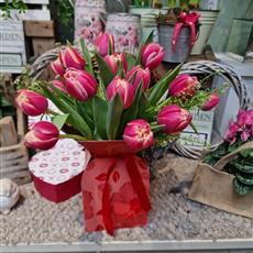 Valentine Tulip Bouquet